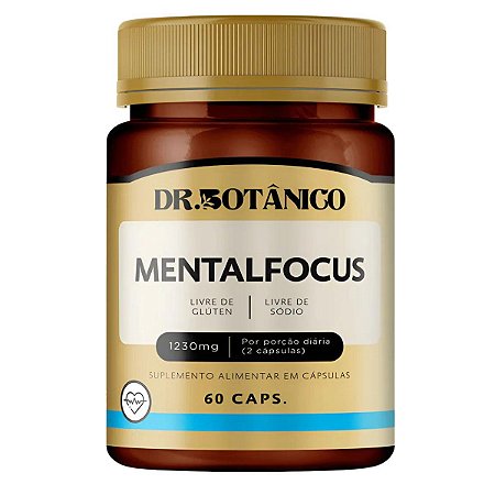 Mentalfocus 1230mg 60 Caps - Dr. Botânico