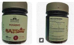 FOLHAS E RAIZES POTASSIO 60 CAPS 320MG