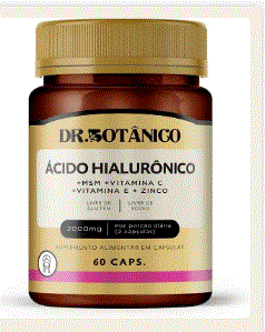 DR BOTANICO ACIDO HIALURONICO + COLAGENO TIPO 2 1000MG 60CAPS