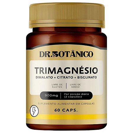 Trimagnésio 900mg 60 Caps - Dr. Botânico