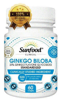 Ginkgo Biloba 500 mg 60caps - Sunfood