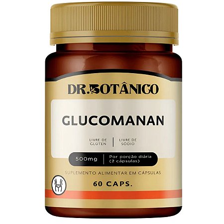 Glucomanana 500mg 60 Caps - Dr. Botânico