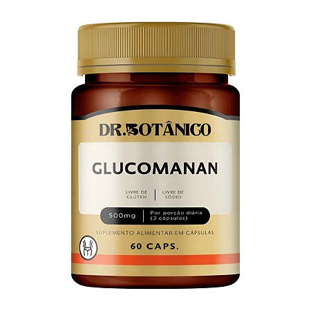 Glucomanana 500mg 60caps - Dr. Botânico