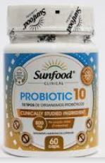 PROBIOTIC 10 800 MG 60 CAPS SUNFOOD
