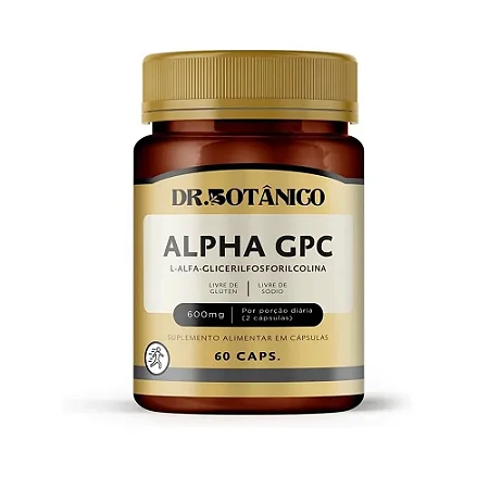 Alpha GPC 600mg 60caps - Dr. Botânico