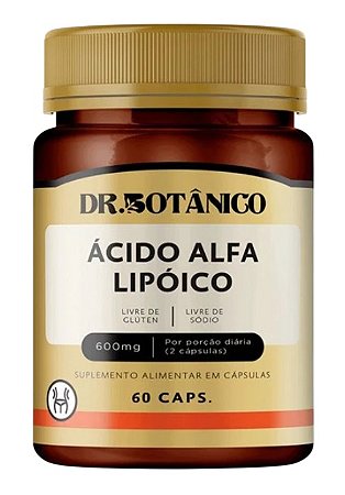 Ácido Alfa Lipoico 600mg 60 cápsulas - Dr. Botânico