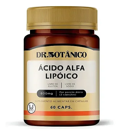 Ácido Alfa Lipoico 600mg 60 Caps - Dr. Botânico
