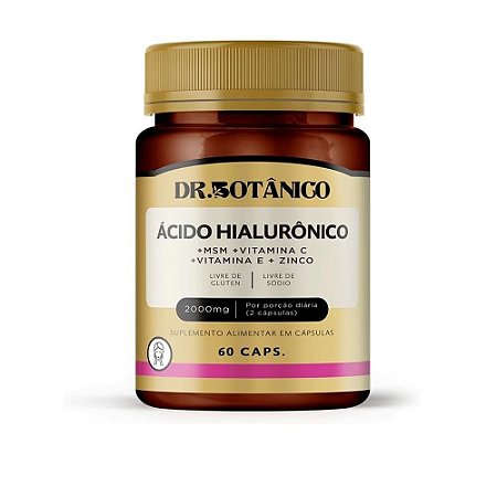 Ácido Hialurônico 2000mg 60 cápsulas - Dr. Botânico