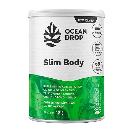 Slim Body 400mg 120 cápsulas - Ocean Drop