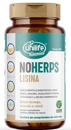 NOHERPS LISINA - Unilife 90 comprimidos