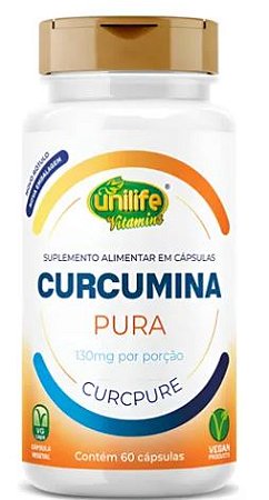 CURCUMINA PURA 450MG 60 CAPS - UNILIFE