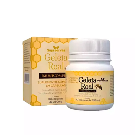 Geléia Real 350mg 30 Caps Supraervas