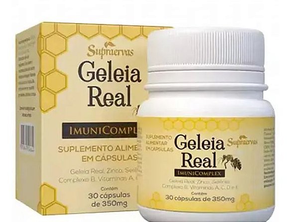 GELEIA REAL 350MG 30CPS SUPRAERVAS