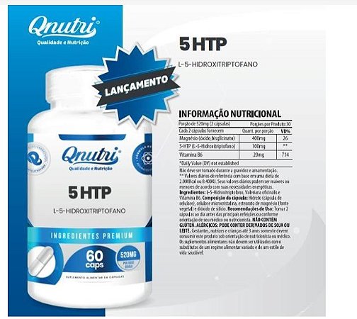 5 HTP 60CAPS 60CAPS - QNUTRI
