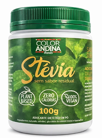 Adoçante Stévia Color Cristal 100g Natural | Color Andina