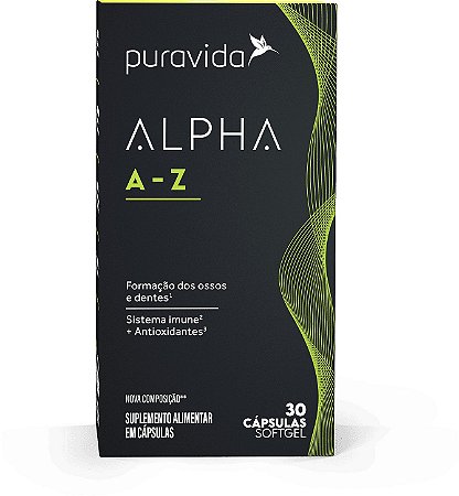 Alpha Polivitamínico A-Z 30 Cápsulas - Puravida