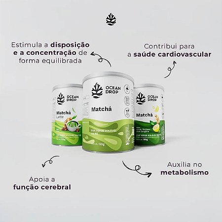 Matchá Latte Sabor Chai 150g - Ocean Drop