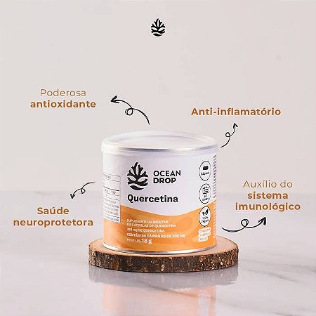 Quercetina 300mg 60 cápsulas - Ocean Drop