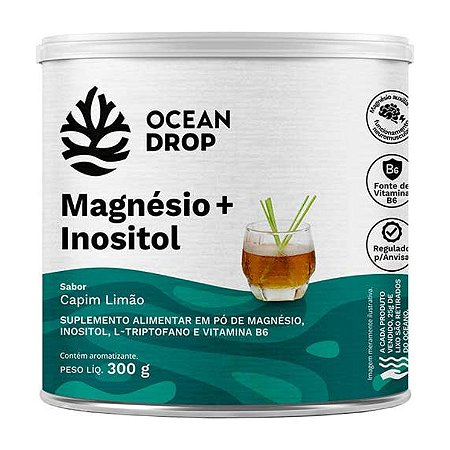 Magnésio com Inositol Capim-Limão 300g - Ocean Drop