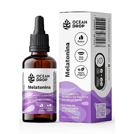Melatonina em Gotas 30ml - Ocean Drop