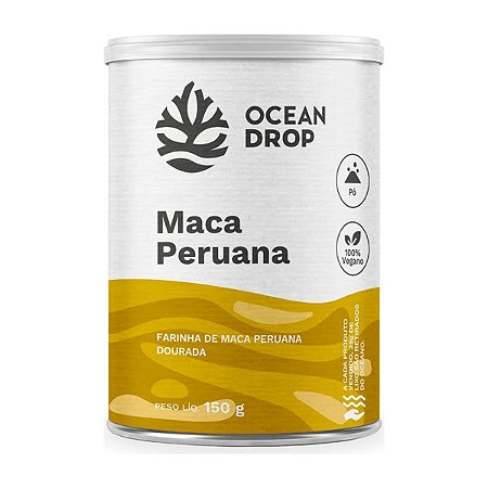 Maca Peruana Dourada em Pó 150g - Ocean Drop