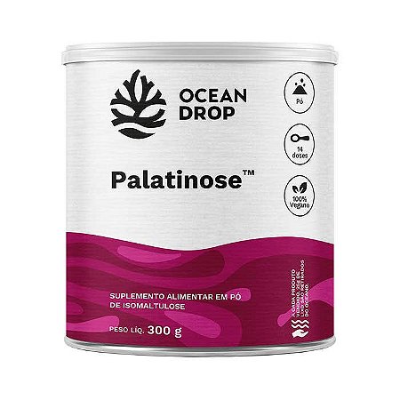 Palatinose em Pó 300g - Ocean Drop