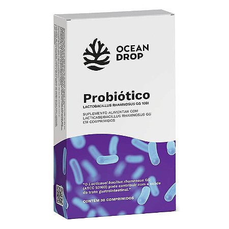Probiótico Lactobacillus Rhamnosus GG 30 comprimidos - Ocean Drop