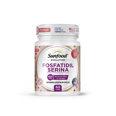 Fosfatidilserina 400mg 60 cápsulas - Sunfood Evolution