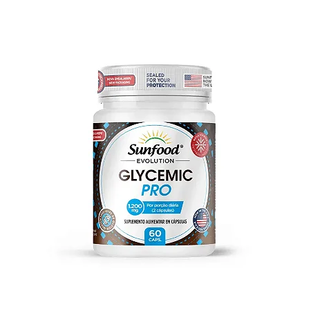 Glycemic Pro 1200mg 60 cápsulas - Sunfood Evolution