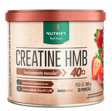 Creatina HMB Morango 300g - Nutrify