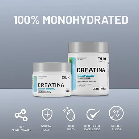 Creatina Monohidratada 300g - Dux