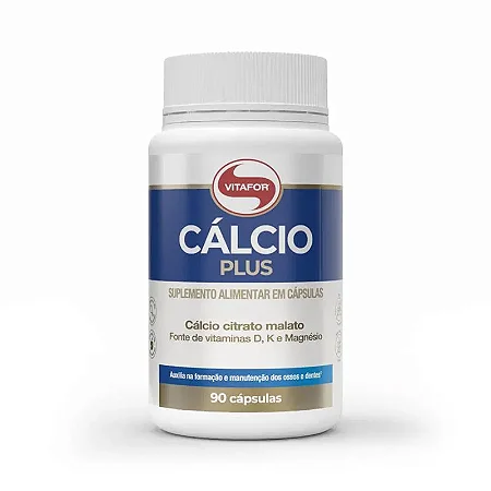 Cálcio Plus 90 cápsulas - Vitafor