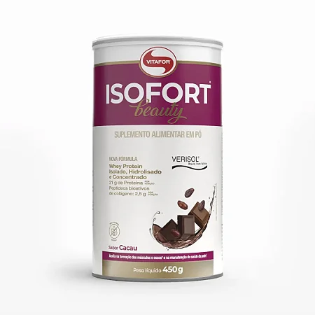 Isofort Beauty Cacau 450g - Vitafor