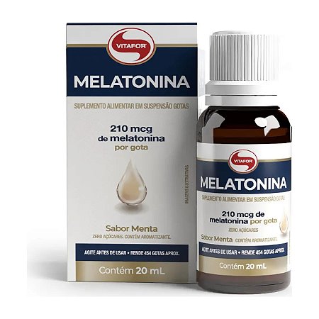 Melatonina Gotas Menta 20ml - Vitafor