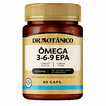 Ômega 3 6 9 2000mg 60 cápsulas - Dr. Botânico