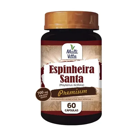 Espinheira Santa 700mg 60 cápsulas - Multivitta