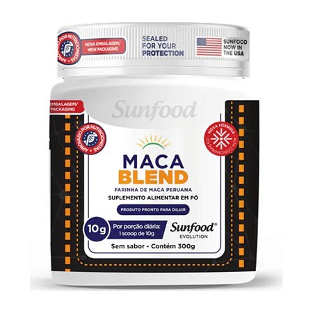 Maca Blend em Pó 300g - Sunfood Evolution
