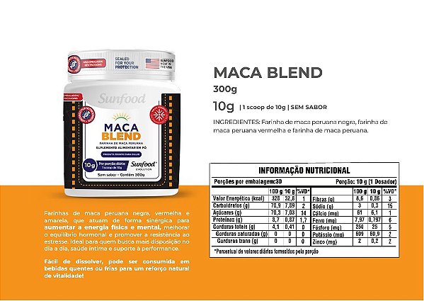 Maca Blend 300g - Sunfood Evolution