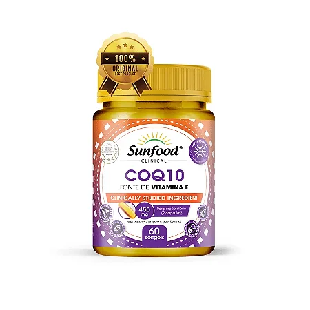 Coenzima Q10 450mg 60 cápsulas - Sunfood