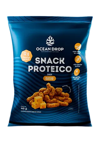 Snack Proteico Sabor Queijo 40g - Ocean Drop