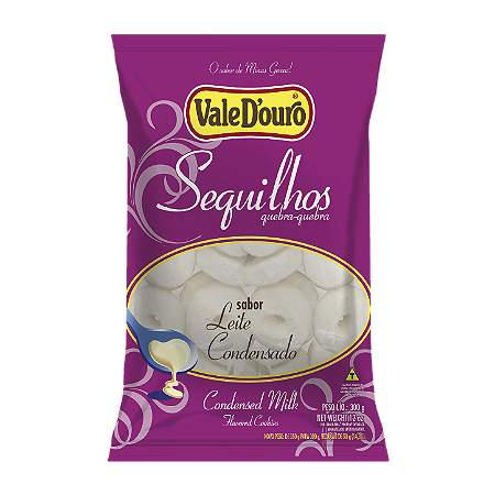 Sequilho Sabor Leite Condensado 300g - Vale D'Ouro