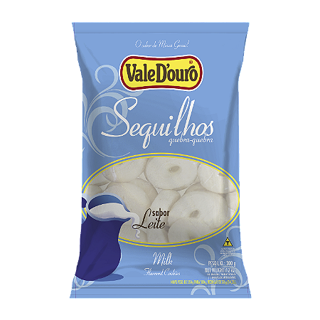 Sequilho Sabor Leite 300g - Vale D'Ouro