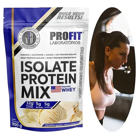 Isolate Protein Mix Refil 900g Chocolate Branco - Profit