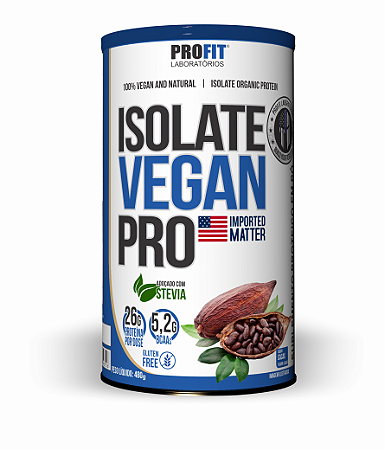 Isolate Vegan Pro Cacau 480g - Profit Labs