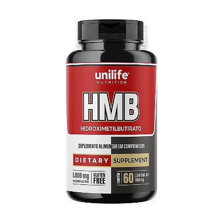 HMB Hidroximetilbutirato 1000mg 60 comprimidos - Unilife