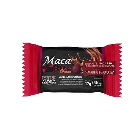 Maca Bite Red Choco 17g - Color Andina