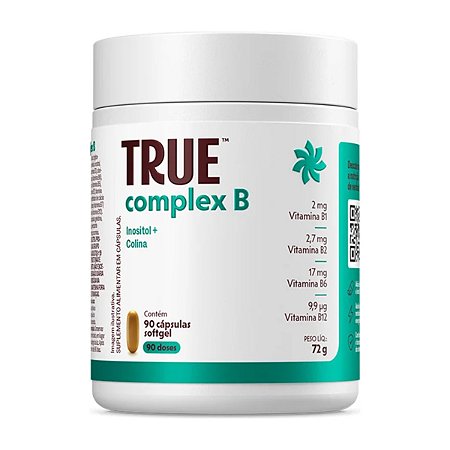 True Complex B 90 Cápsulas - True Source