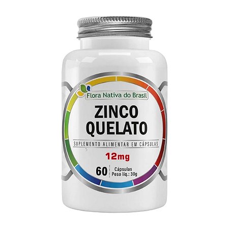 Zinco Quelato 60 Cápsulas - Flora Nativa