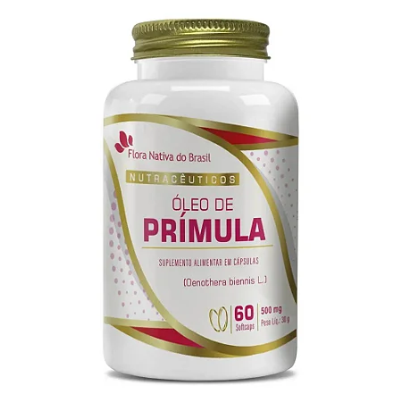 Óleo de Prímula 500mg 90 Softgels - Flora Nativa