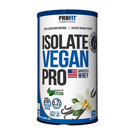 Isolate Vegan Pro Baunilha 480g - Profit